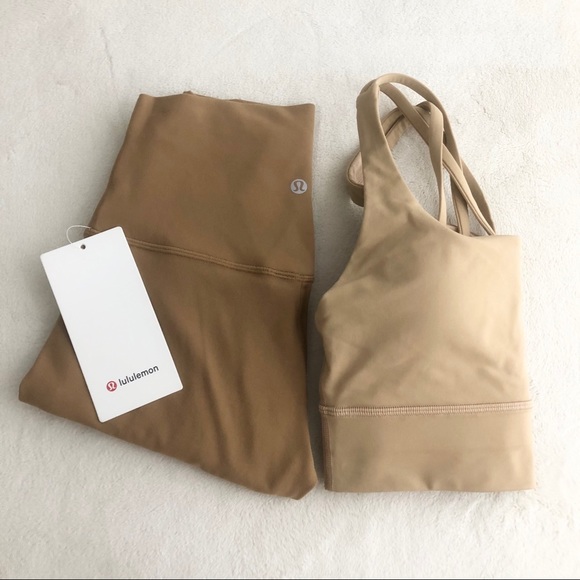 Lululemon Saddle Brown Align leggings28” EnergyBra - Picture 12 of 14